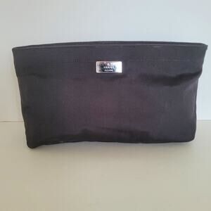 Vintage GUCCI Black Nylon Cosmetic Pouch Bag Clutch 039-0969 Made in Italy